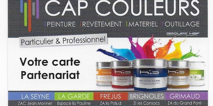 Partenariat avec l’entreprise Cap Couleurs