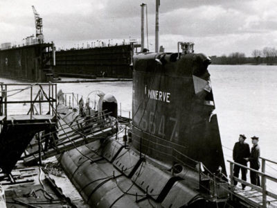 Hommage aux sous-mariniers disparus de la Minerve